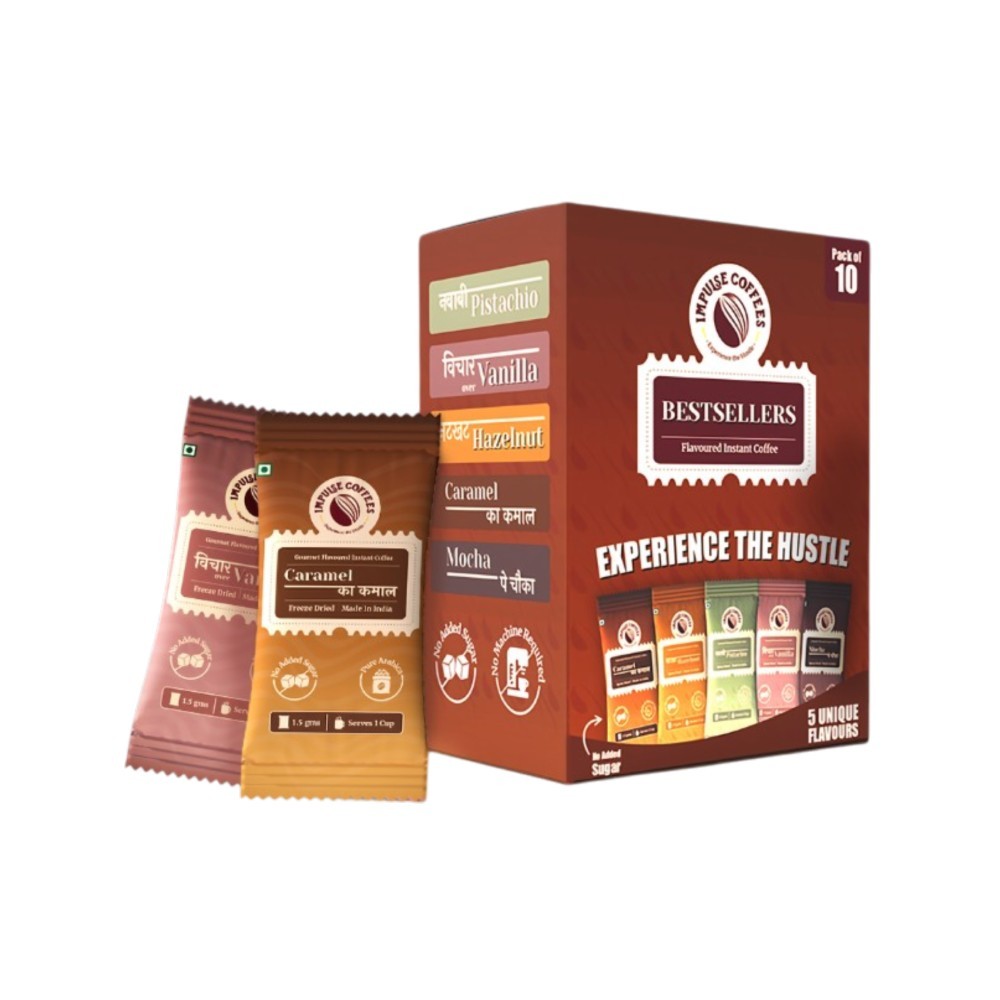 Impulse coffees Bestsellers Flavour Instant Coffee