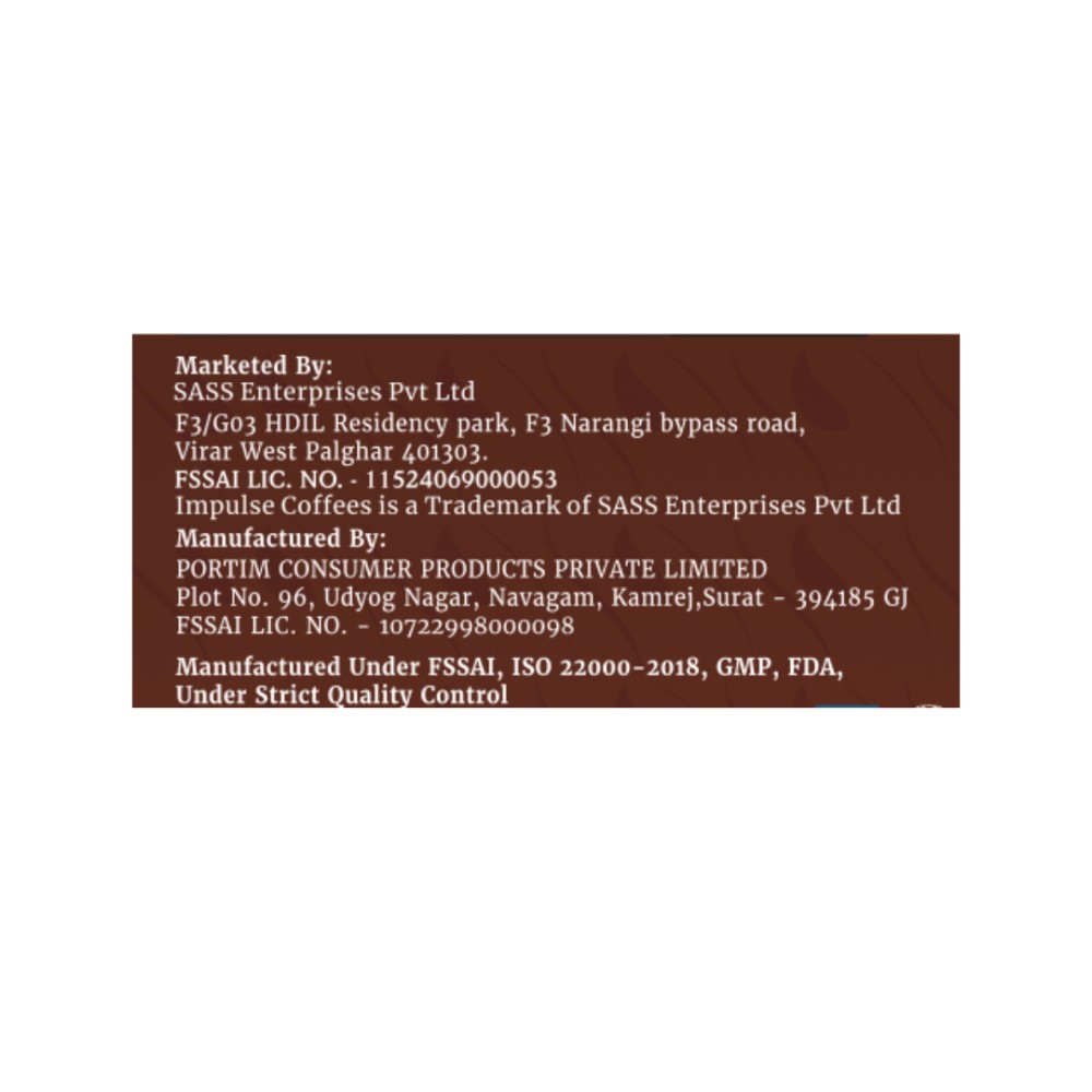 Impulse coffees Bestsellers Flavour Instant Coffee