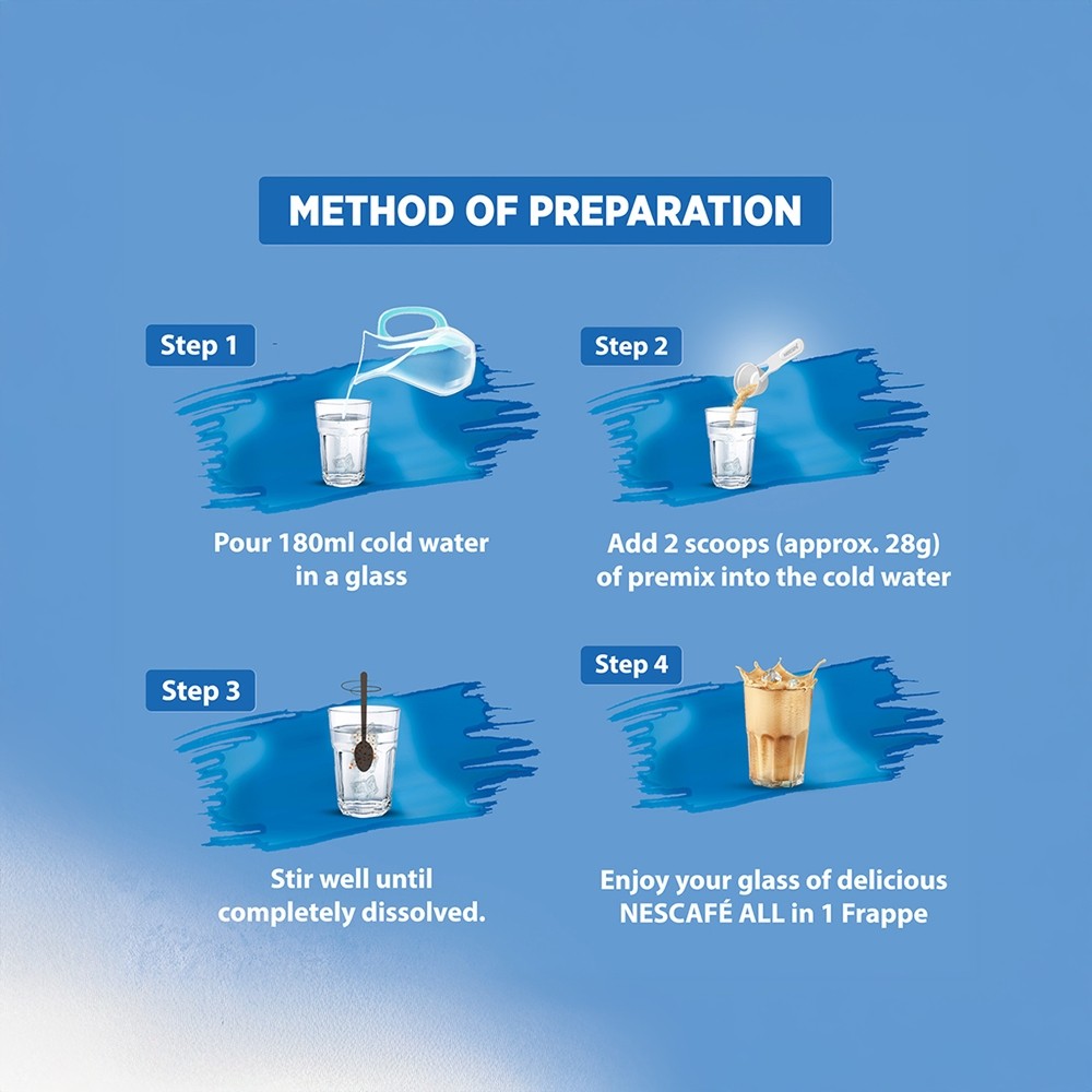 Nescafe Frappe Instant Cold Coffee Premix