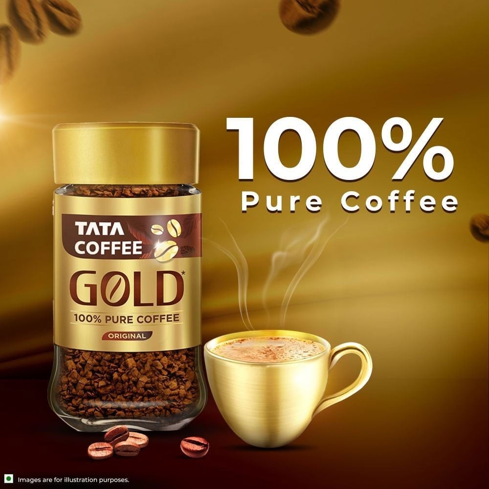 Tata Coffee Gold Pure Instant Coffee (Original)