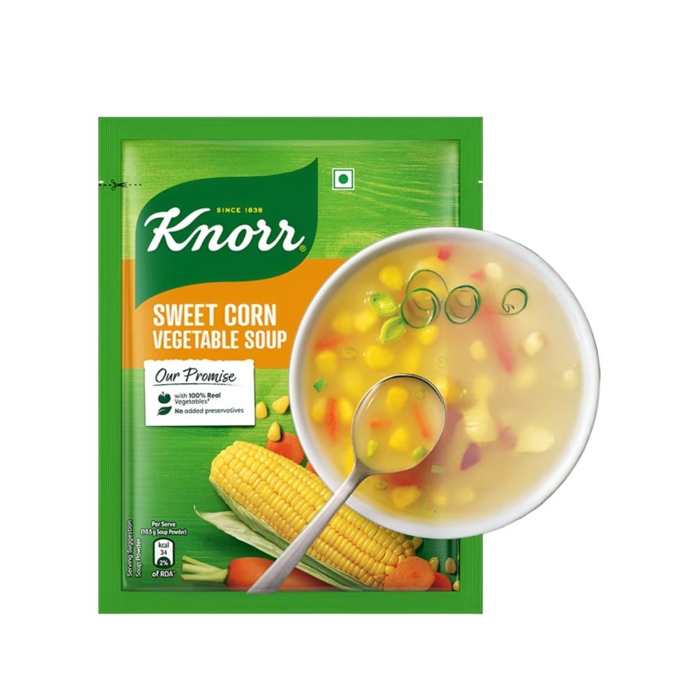 Knorr Classic Sweet Corn Vegetable Soup with No Added Preservatives