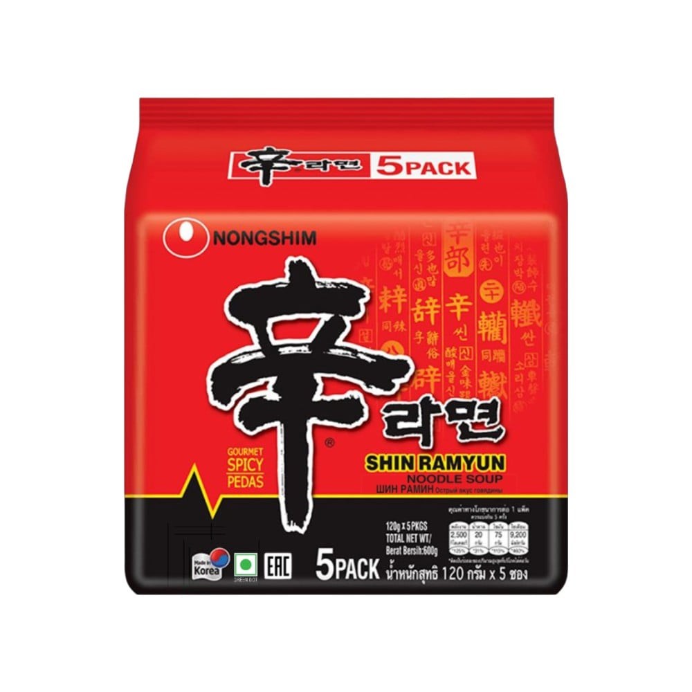 Nongshim Shin Ramyun Spicy Flavoured Instant Noodle Soup