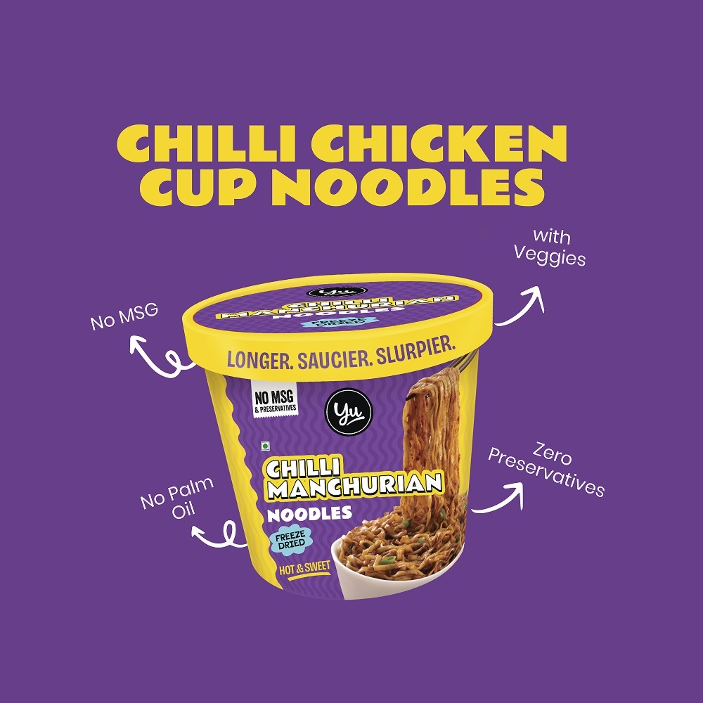 Yu Chilli Manchurian Instant Cup Noodles