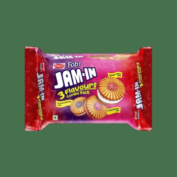 Parle Fab! Jam In Assorted Biscuit