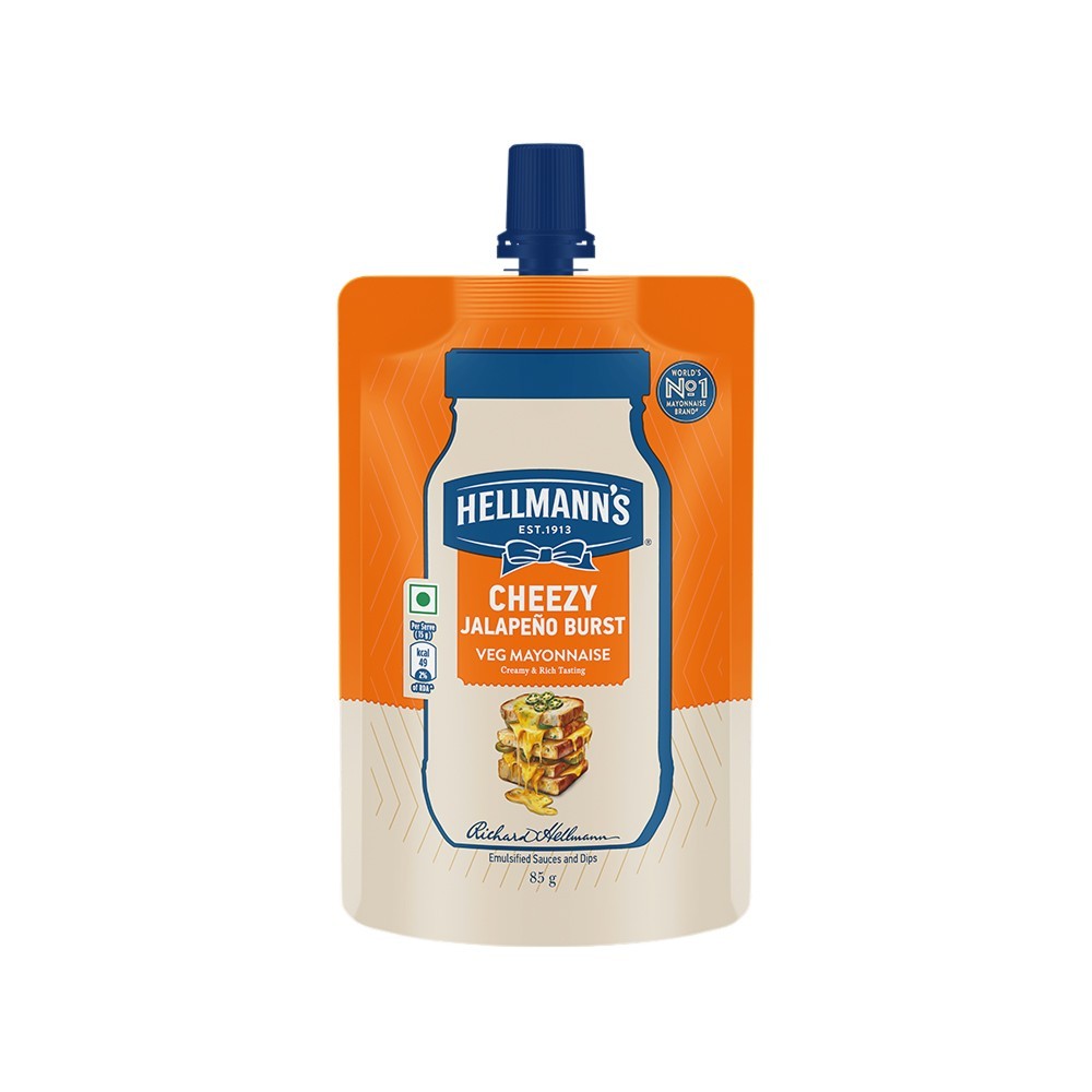 Hellmann's Cheesy Jalapeno Burst Mayonnaise