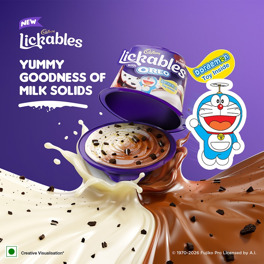 Cadbury Dairy Milk Lickables Shaped Chocolates with Oreo Chunks