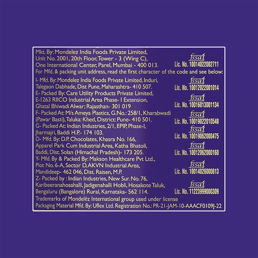 Cadbury Dairy Milk Mini Treats Milk Chocolate Pack