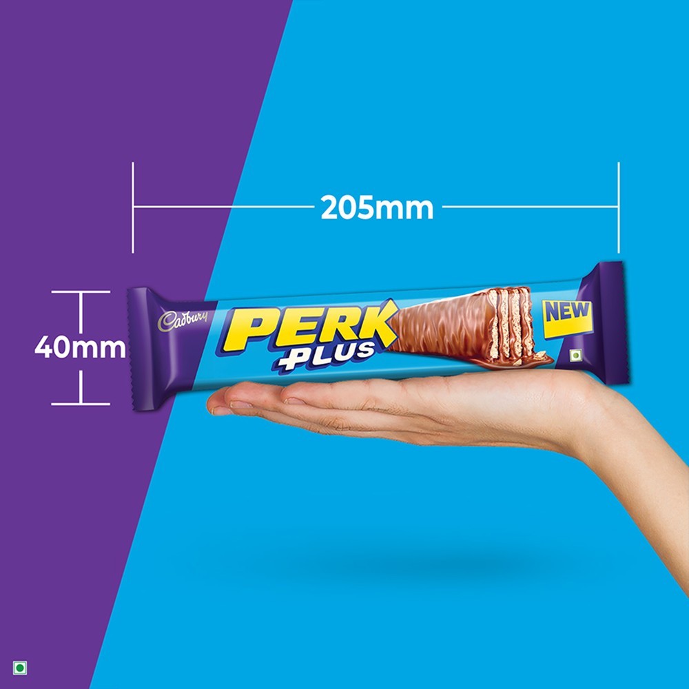 Cadbury Perk Plus Coated Wafer Chocolate Bar