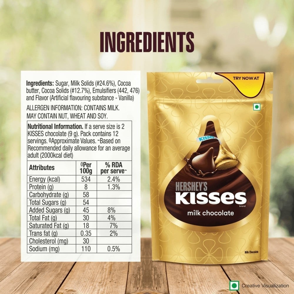 Hershey's Kisses Milk Chocolate Pack