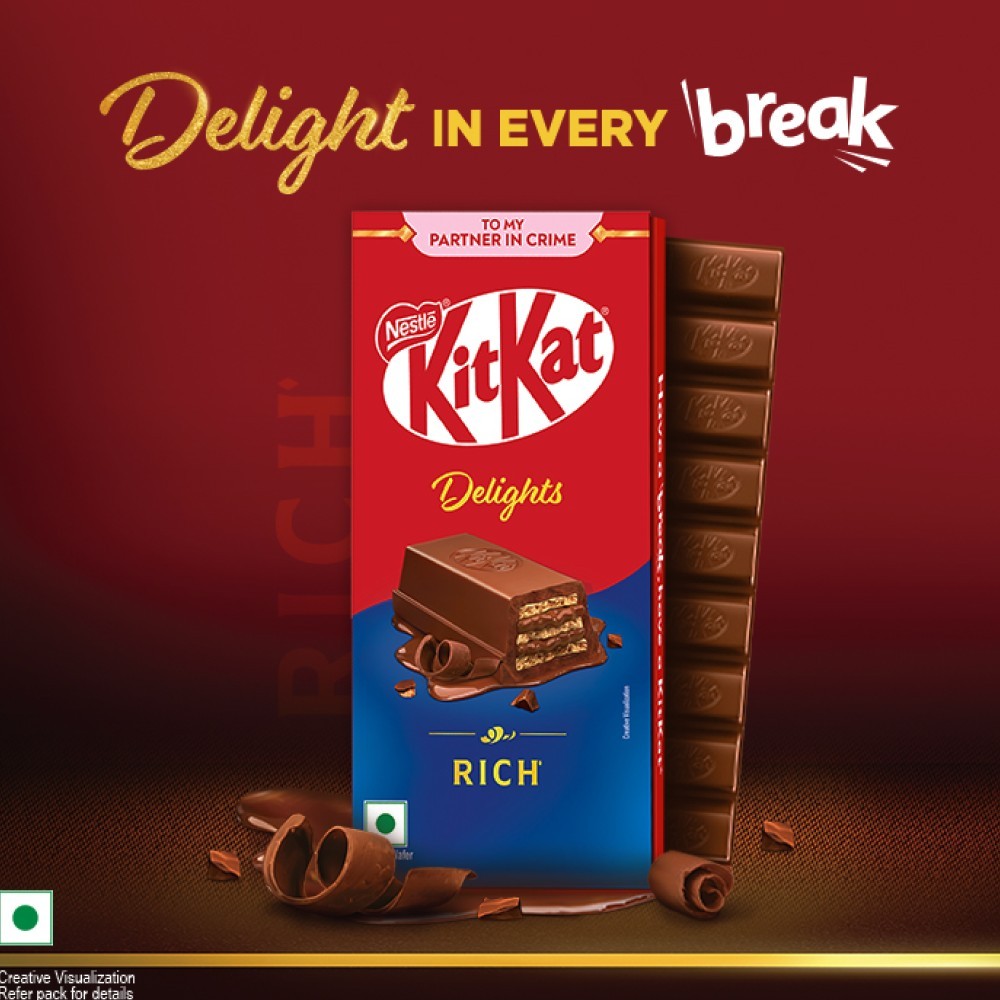 KitKat Delights Rich Wafer Chocolate with Greeting Card