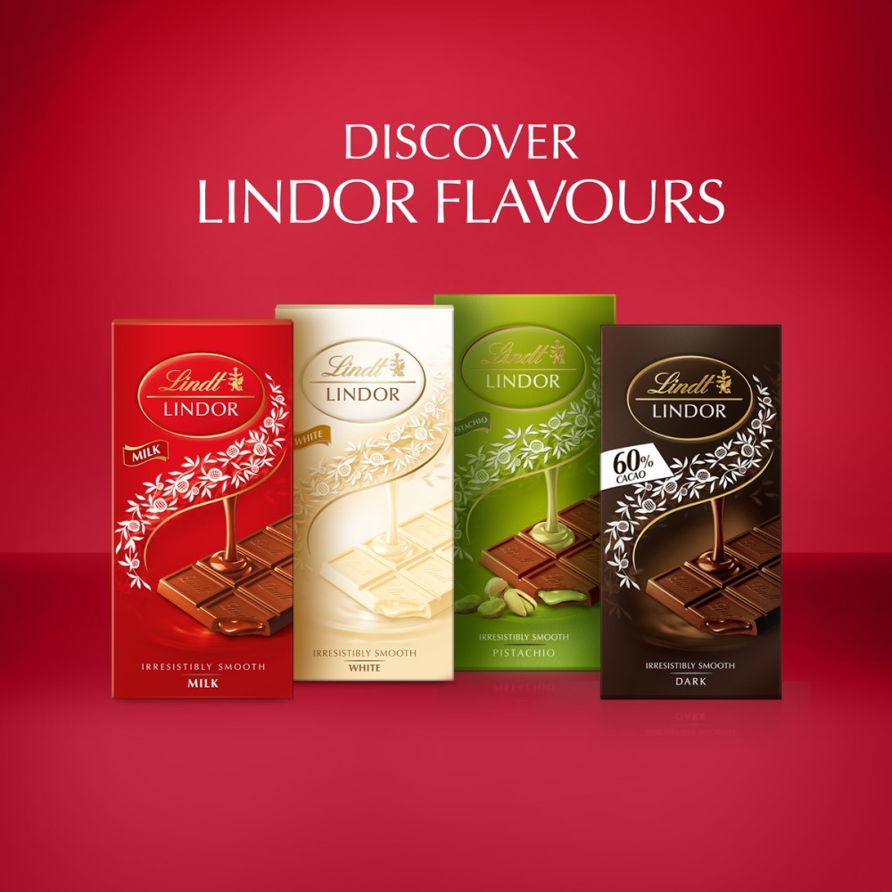 Lindt Lindor Filled Milk Chocolate Bar