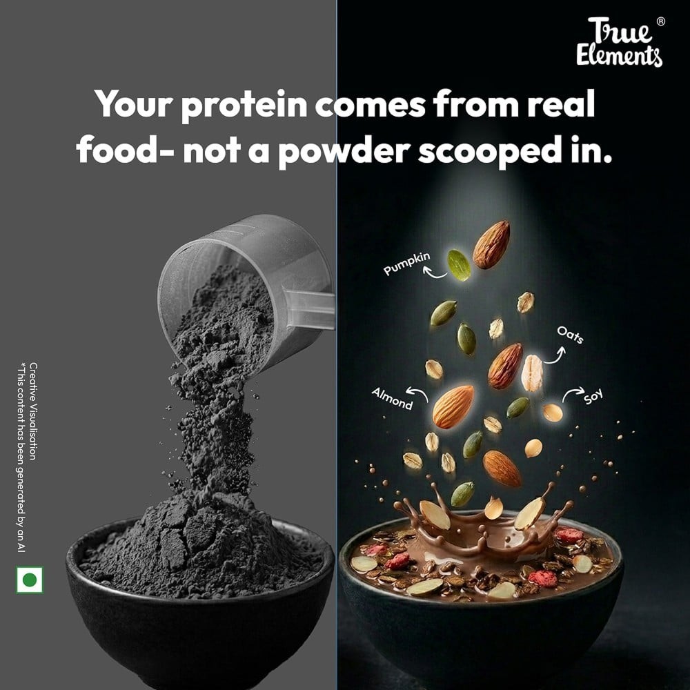 True Elements Dark Chocolate High Protein Muesli