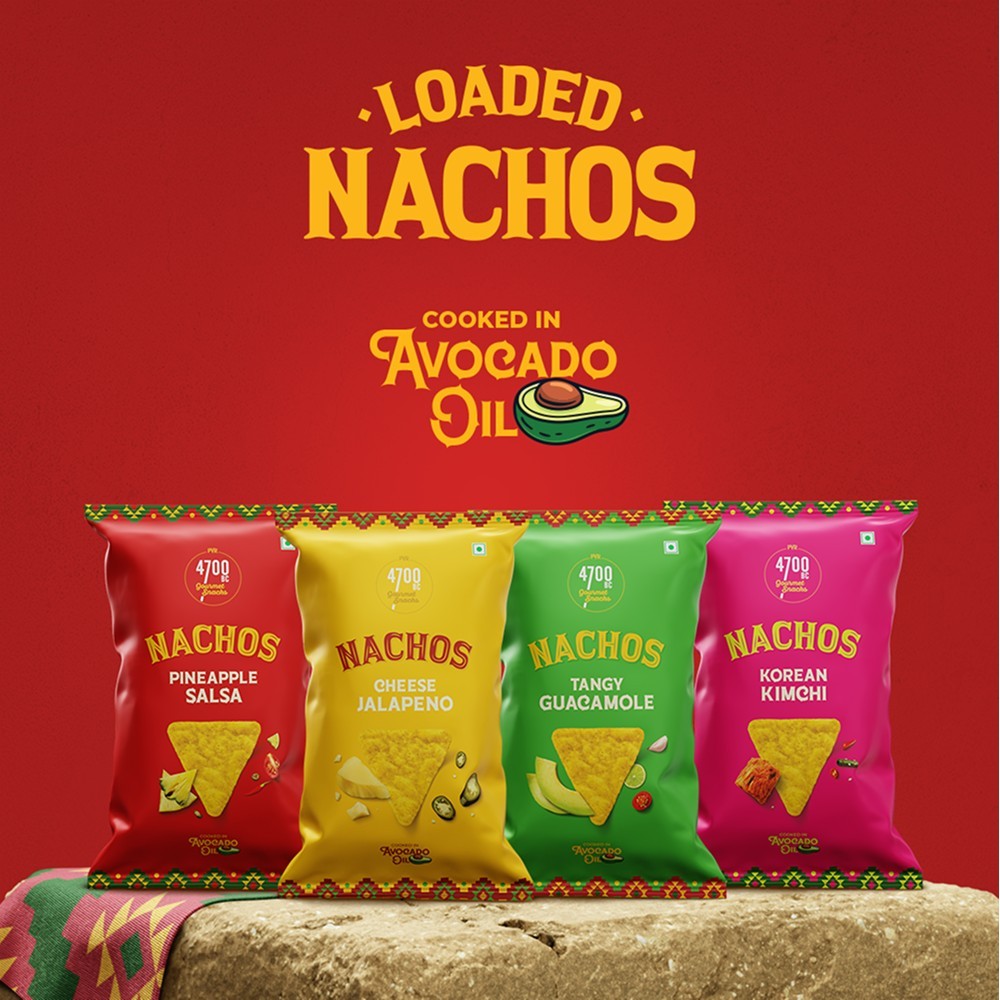 4700BC Cheese Jalapeno, Korean Kimchi & Pineapple Salsa Nachos