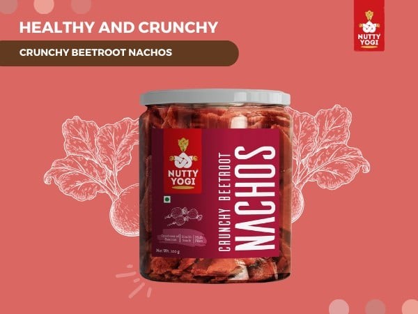 Nutty Yogi Crunchy Beetroot Nachos