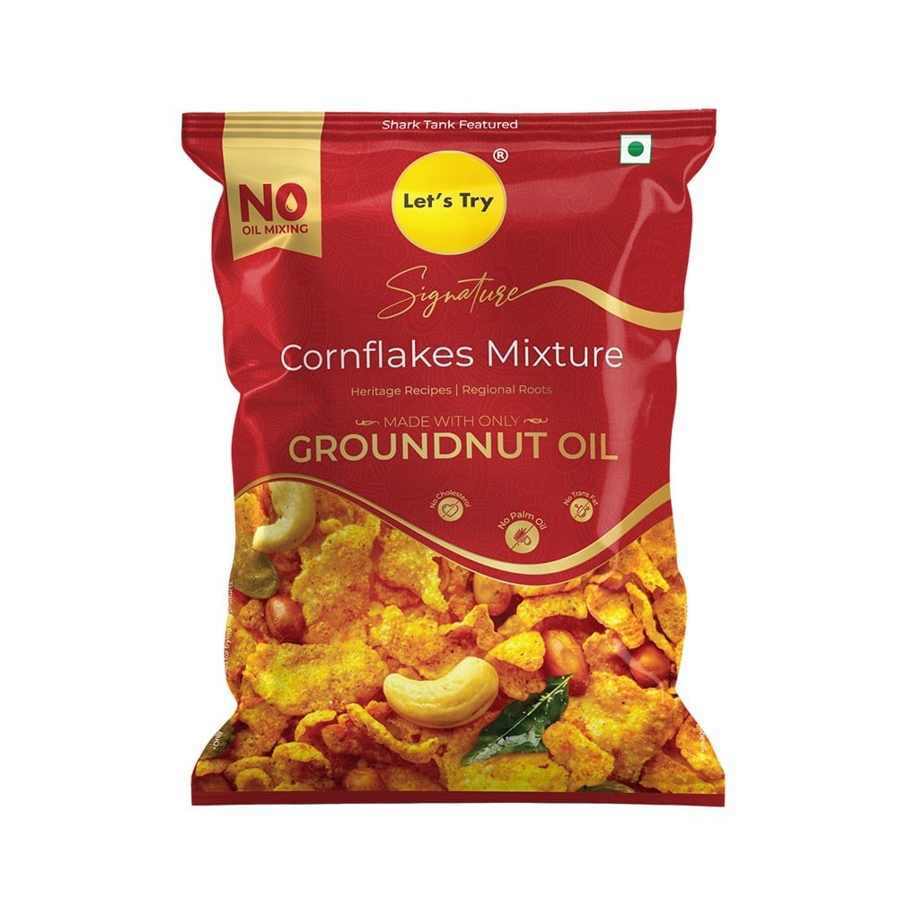 Let's Try Signature Cornflakes Mixture Namkeen