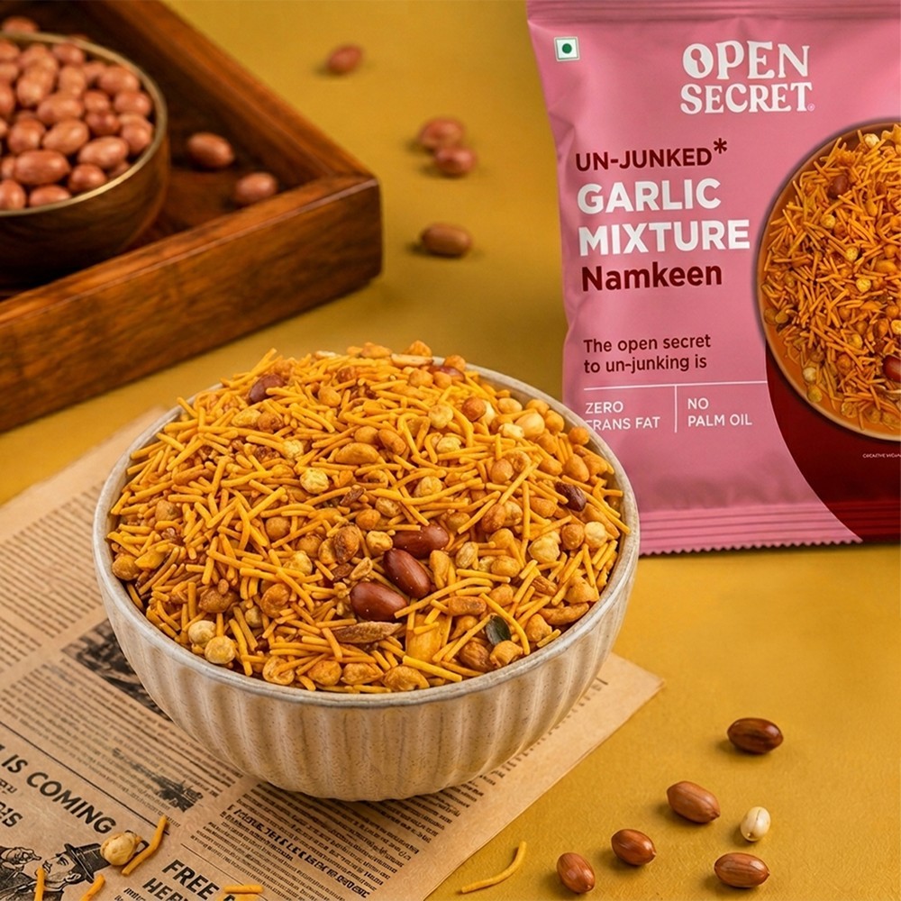 Open Secret Healthy Garlic Mixture Namkeen