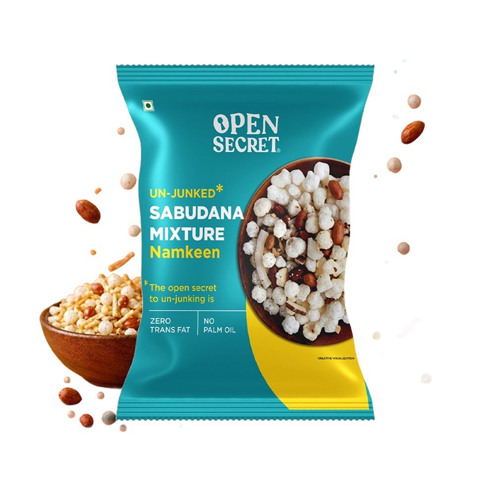 Open Secret Rock Salt Sabudana Mixture Namkeen