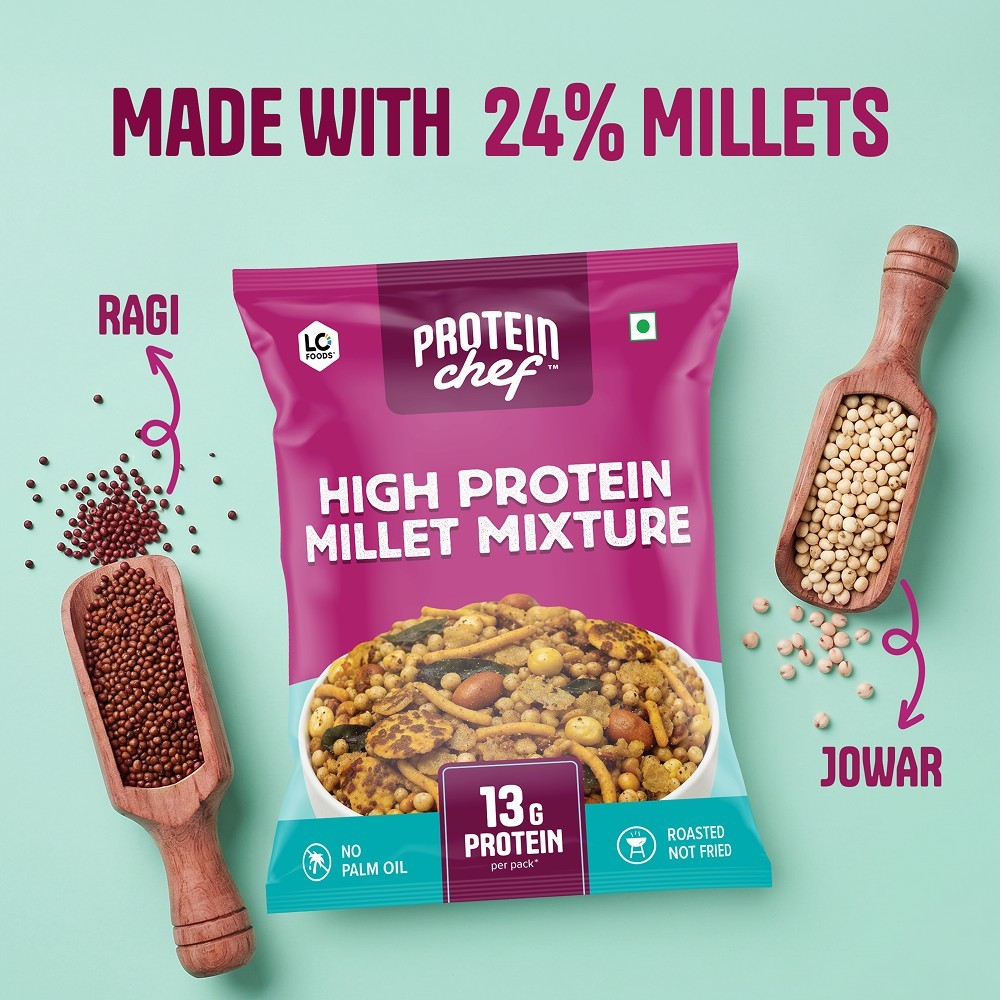 Protein Chef High Protein Millet Mixture Namkeen