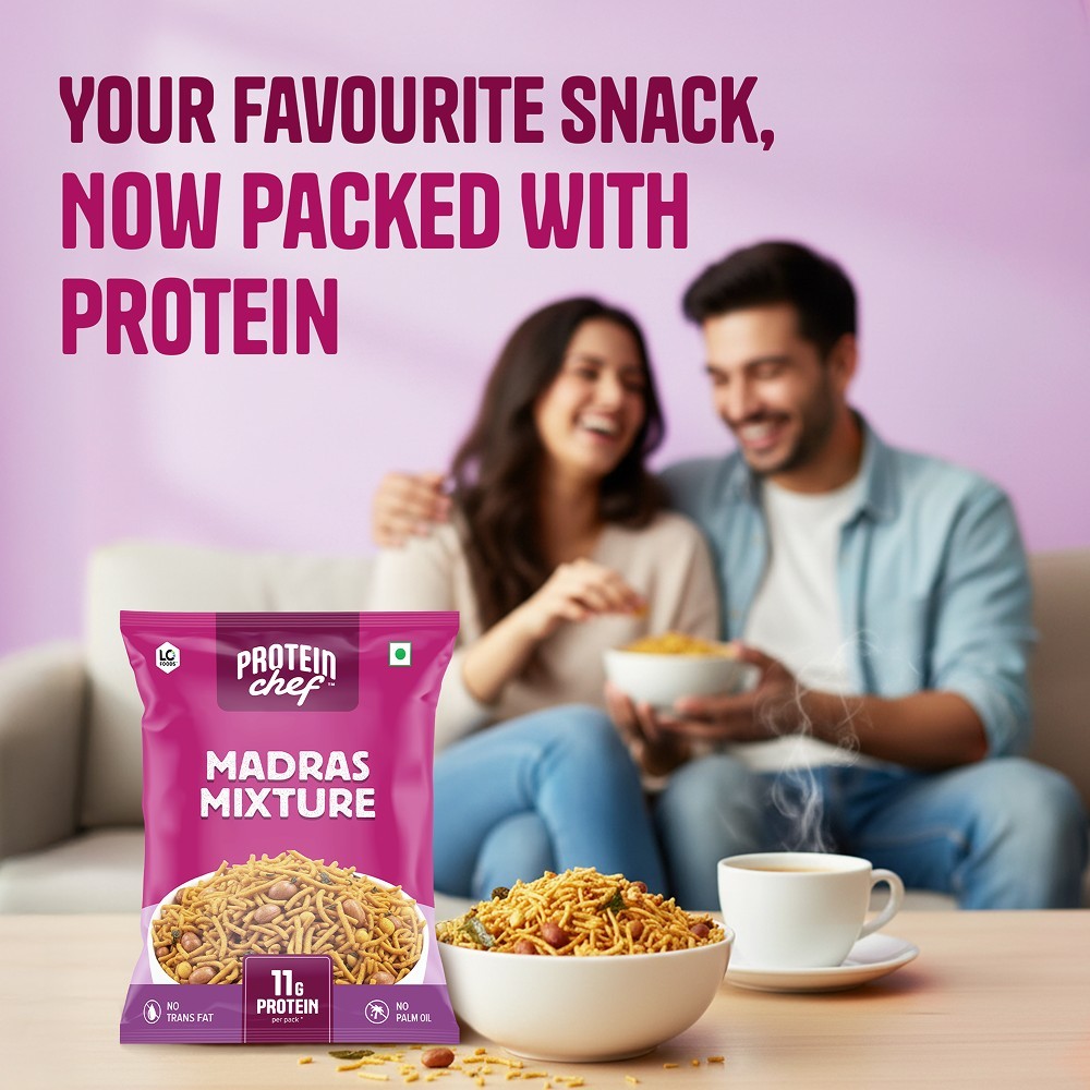 Protein Chef Madras Mixture Namkeen Healthy Snack