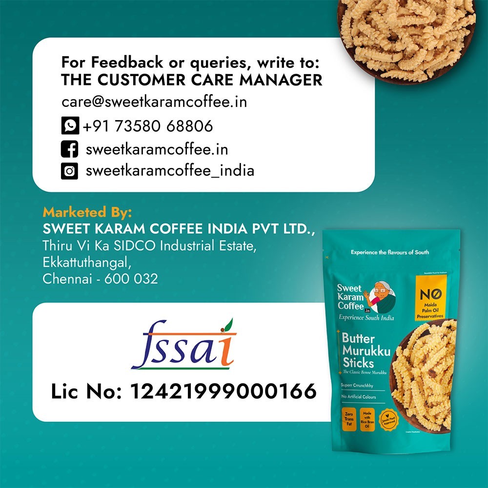 Sweet Karam Coffee Butter Murukku Namkeen