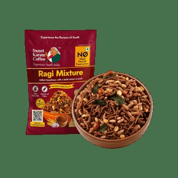 Sweet Karam Coffee Ragi Onion Mixture Namkeen