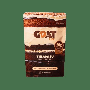 GOAT Life Tiramisu High Protein Overnight / Instant Oats