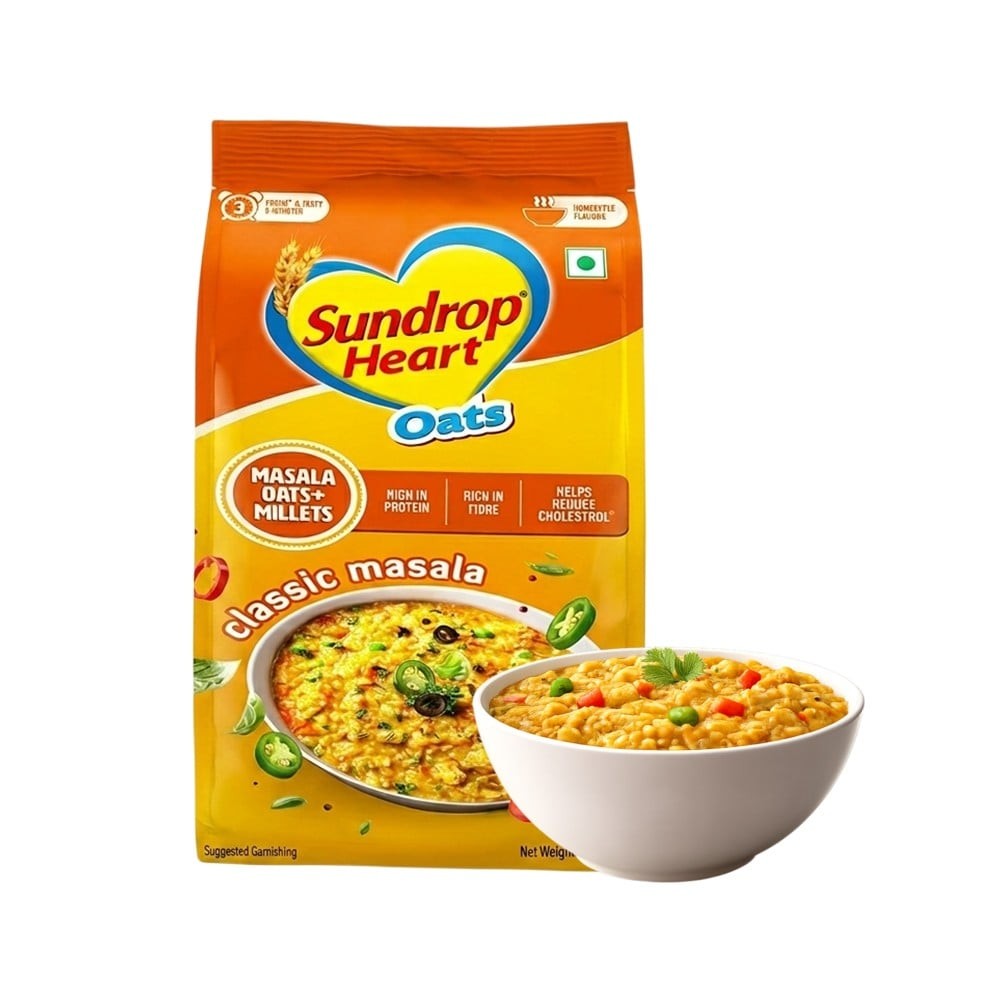 Sundrop Heart Masala Oats with Millets