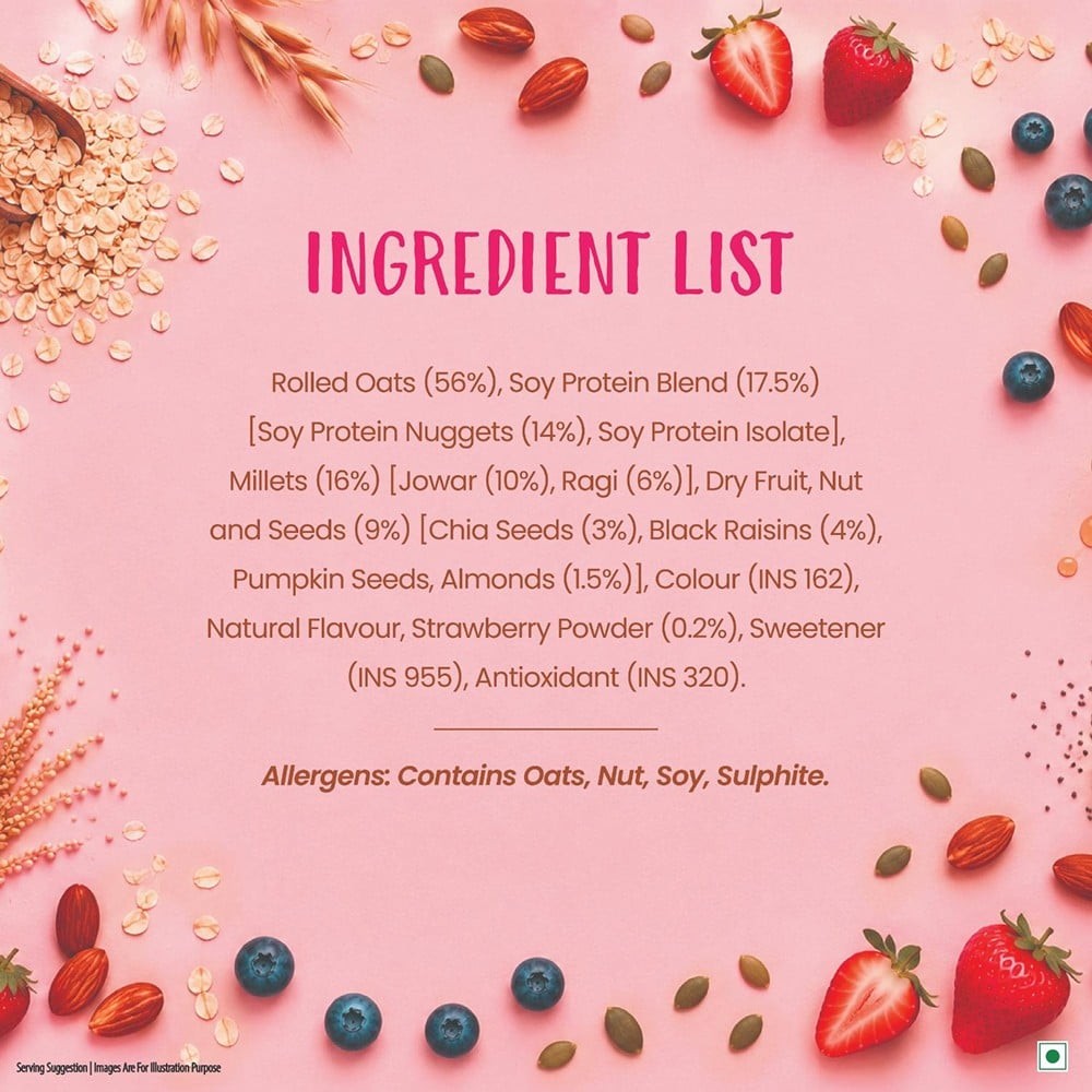Tata Soulfull No Cook Millet Hi Protein Oats Berry Chia