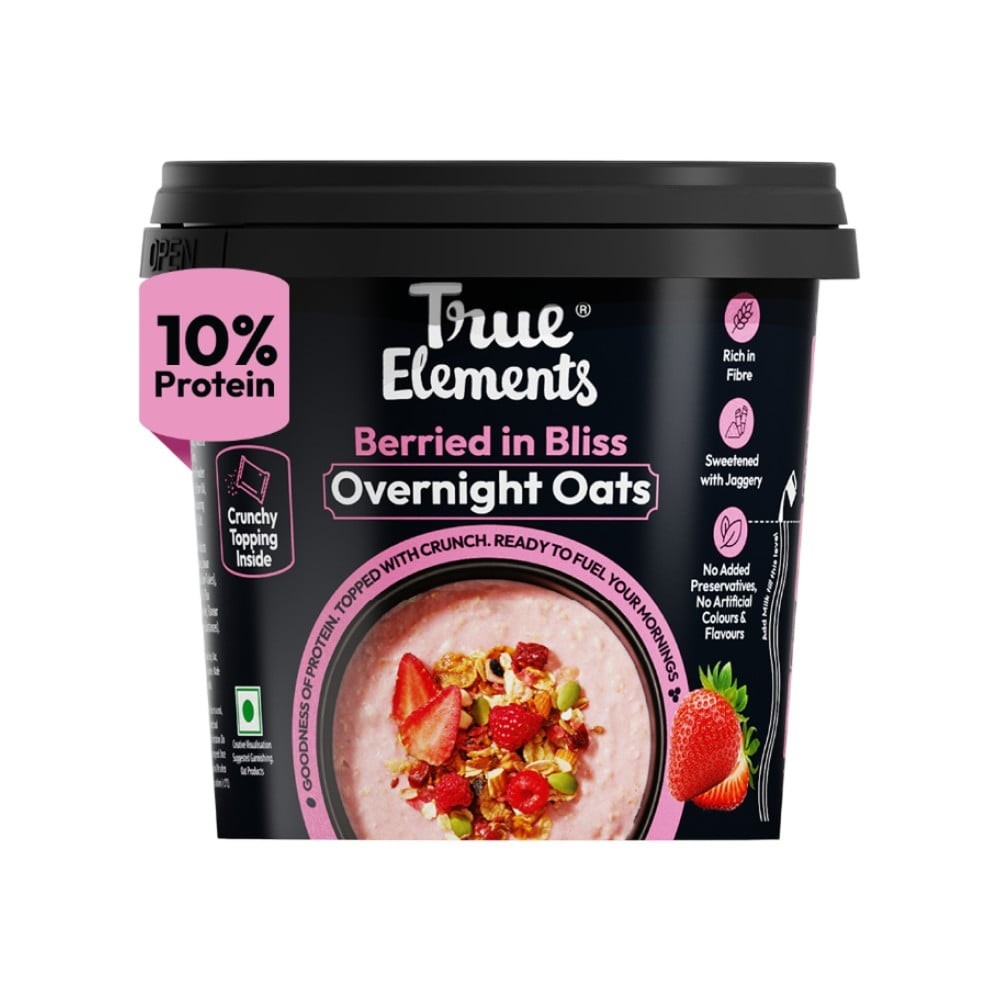 True Elements Berried in Bliss Overnight Oats