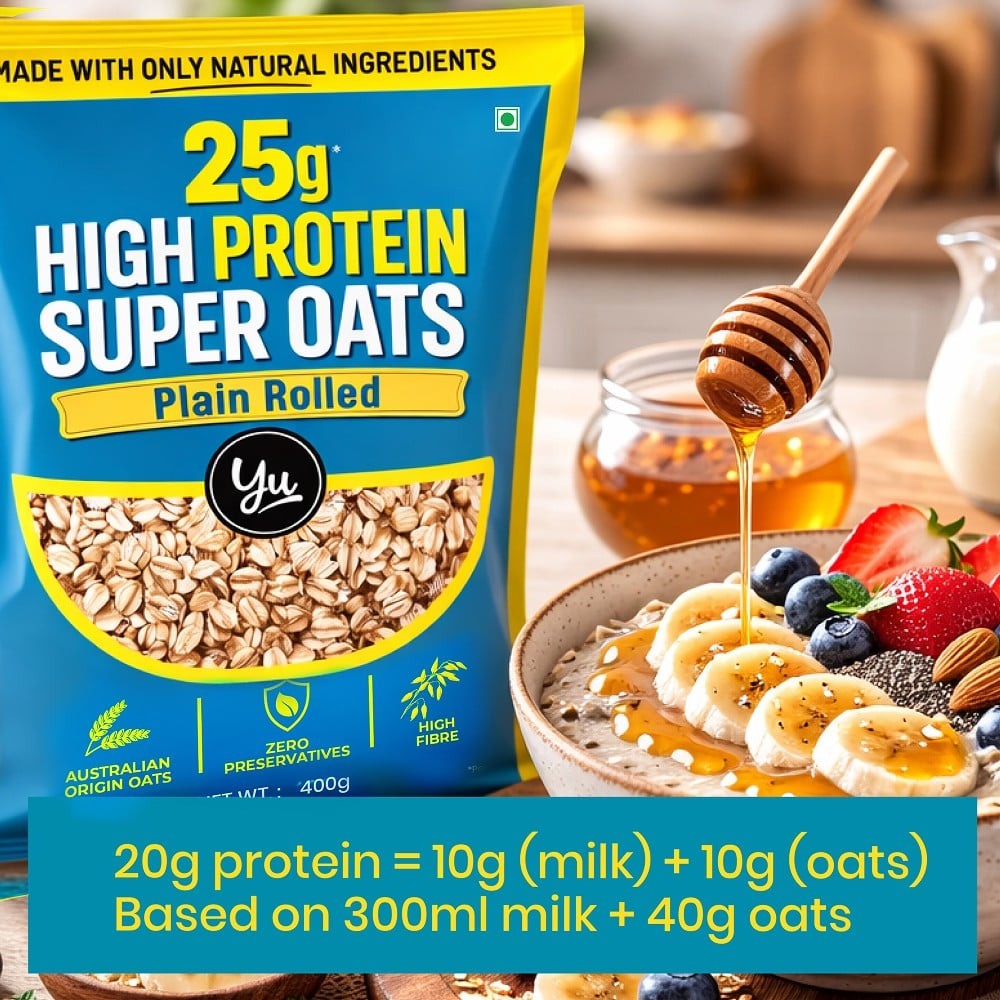 Yu High Protein Super Rolled Oats
