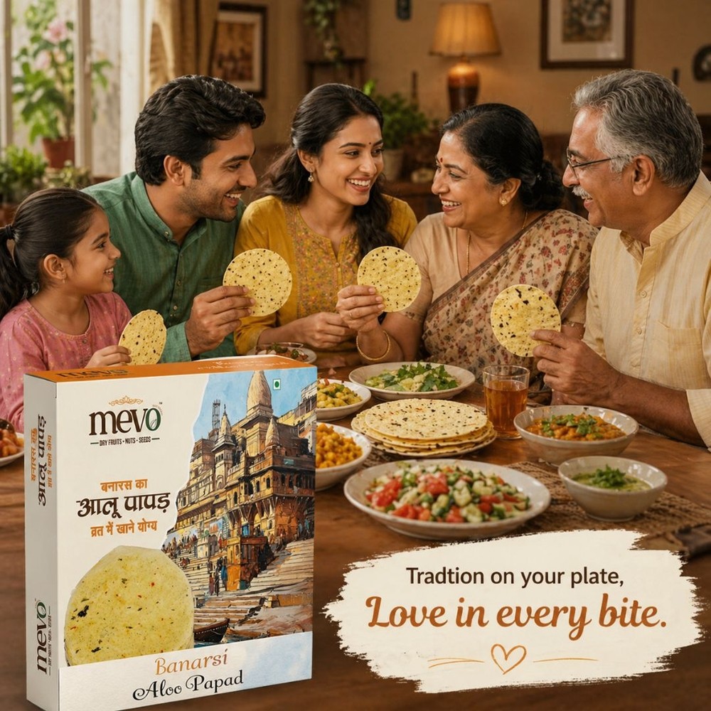 Mevo Banarasi Handmade Aloo Papad