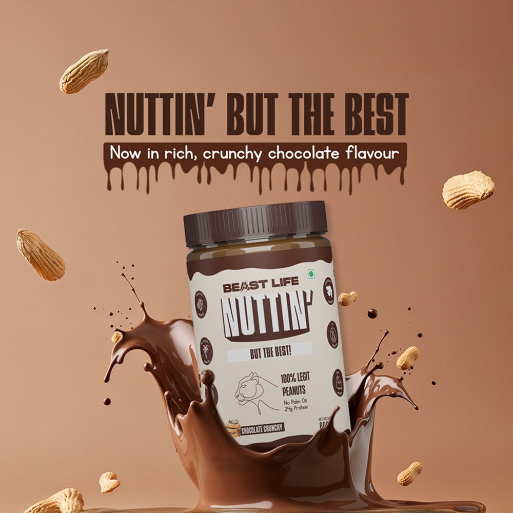 BeastLife Nuttin' Chocolate Crunchy Peanut Butter