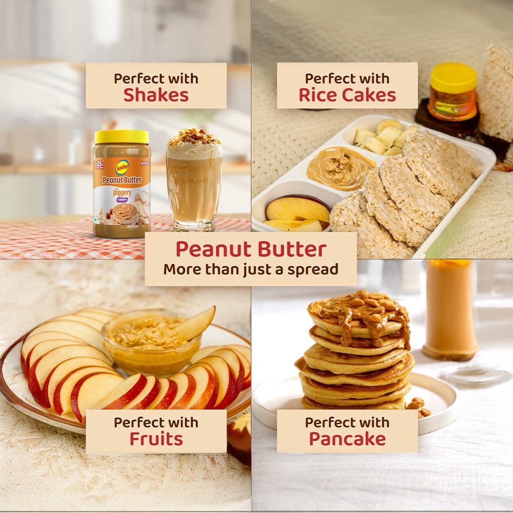 Sundrop Crunchy Peanut Butter With Jaggery