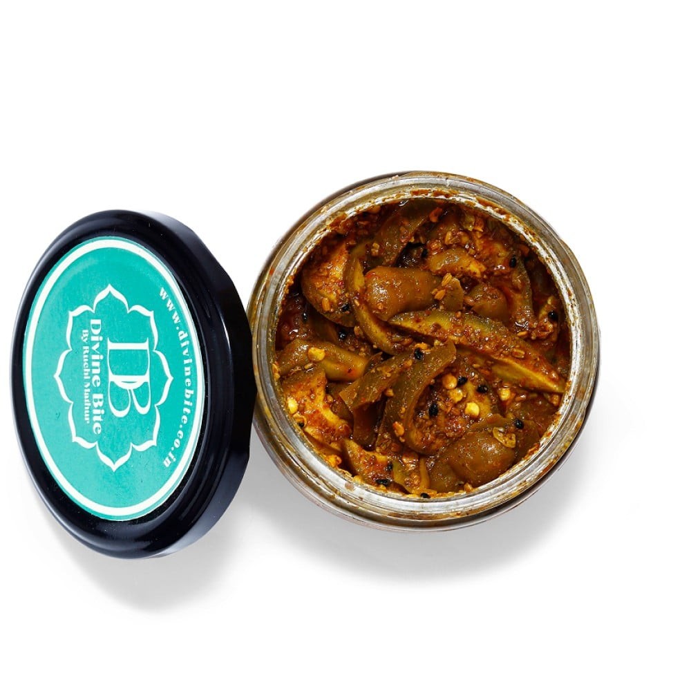 Divine Bite Homemade Green Chill & Mango Pickle