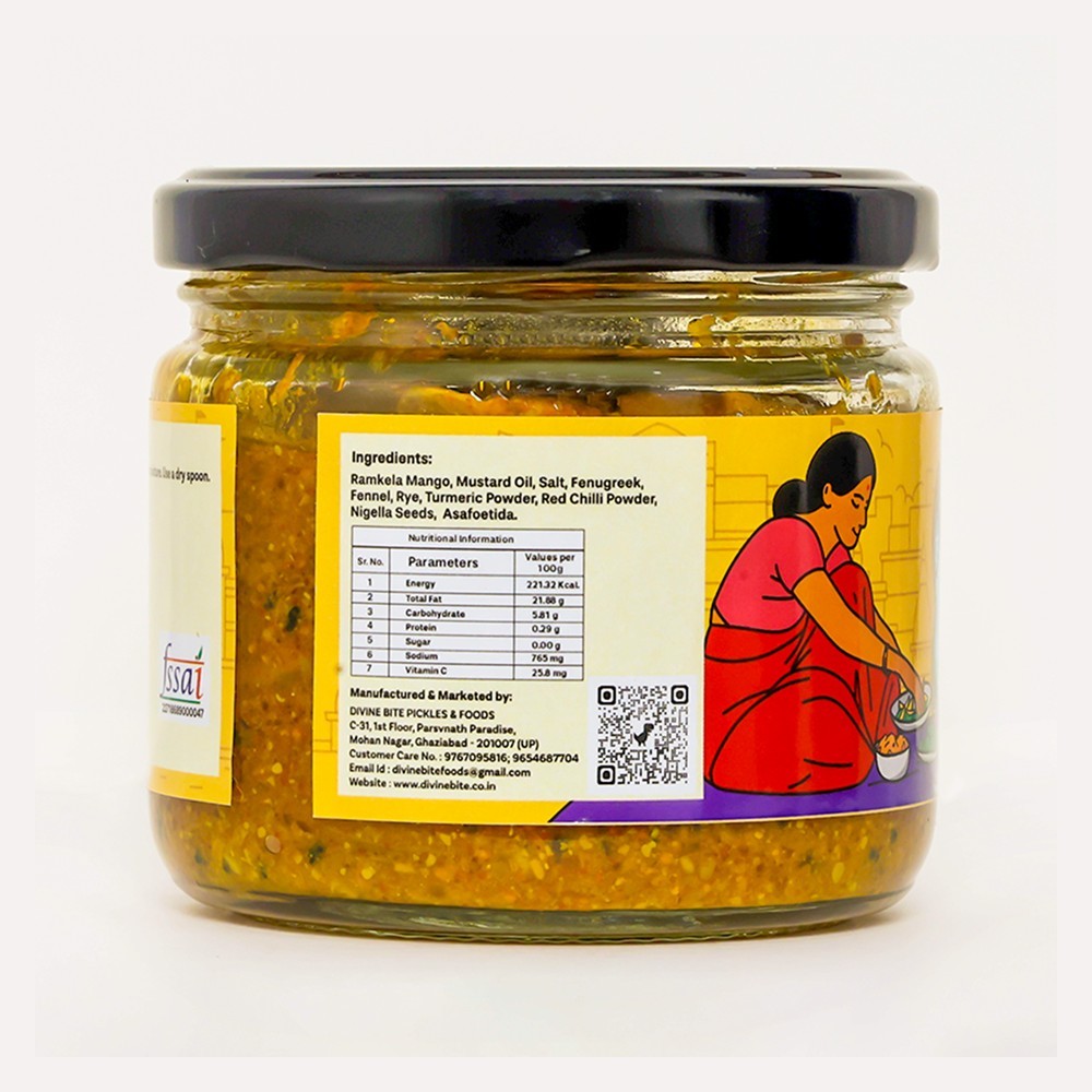 Divine Bite Homemade Natural Mango Pickle
