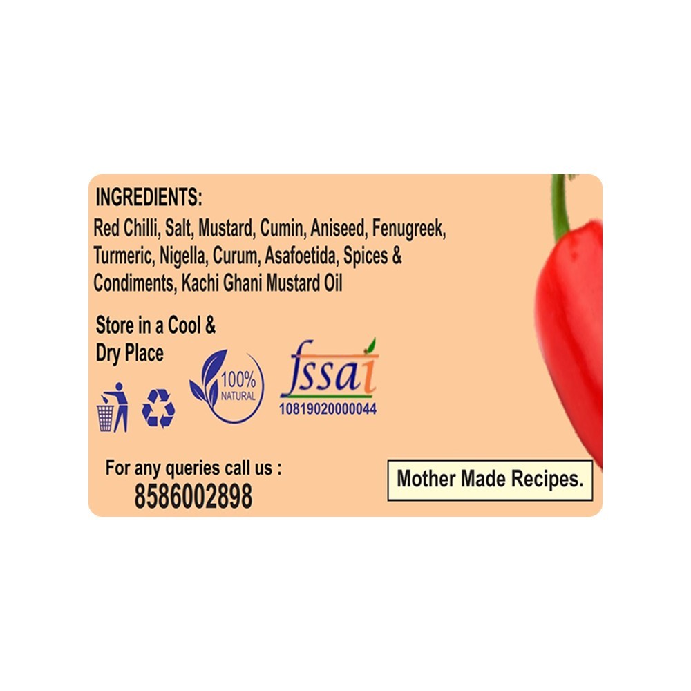 Natural Diet Stuffed Banarasi Red Chilli Pickle