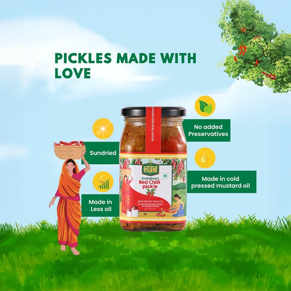 The Little Farm Co. Red Chilli Pickle