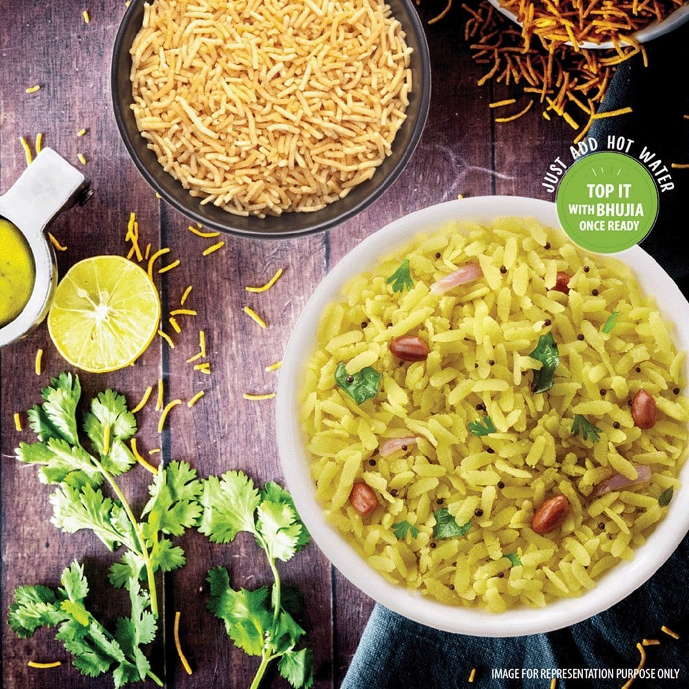 MOM Poha with Bhujia