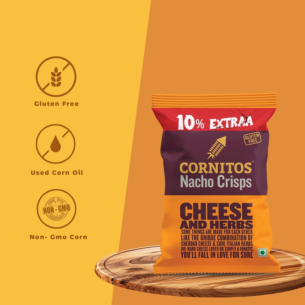 Cornitos Cheese & Herbs Nachos Chips