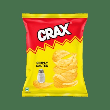 Crax Simply Salted Potato Chips Snacks