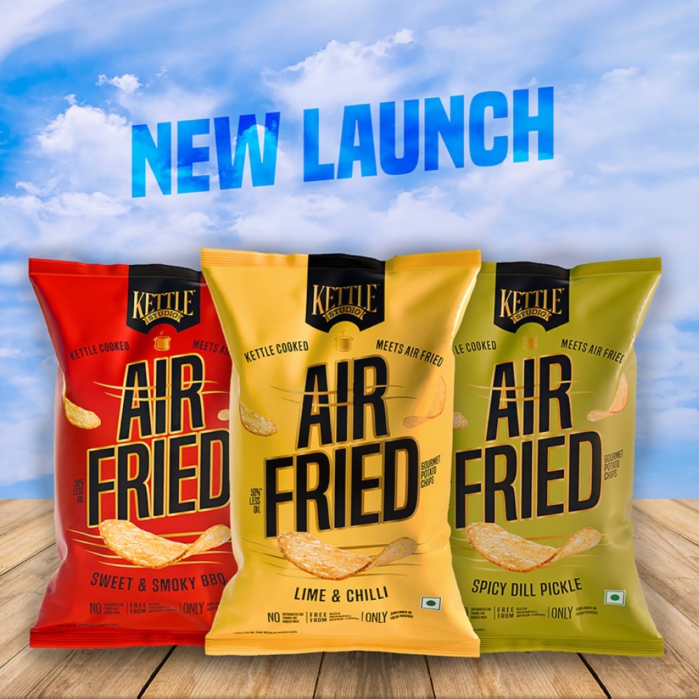 Kettle Studio Air Fried Spicy Dill Pickle Potato Chips