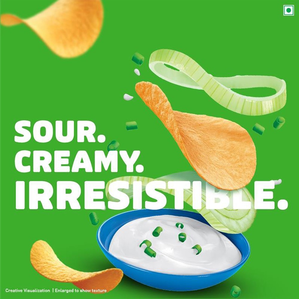 Pringles Sour Cream & Onion Potato Chips (40 g)