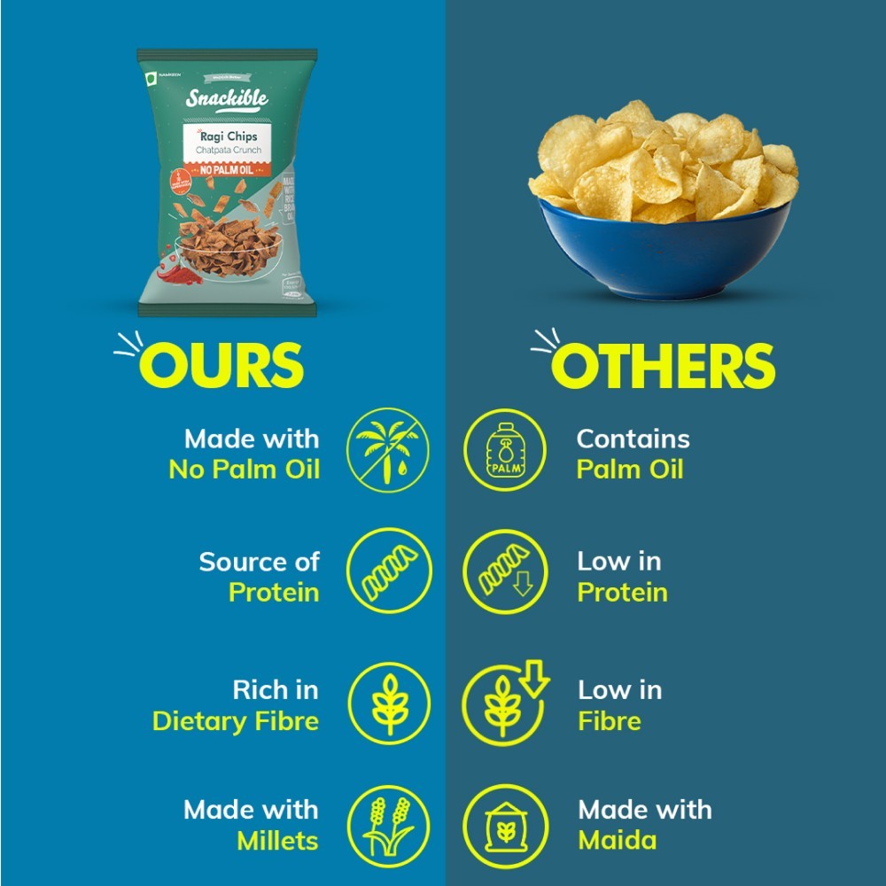 Snackible Chatpata Crunch Ragi Chips