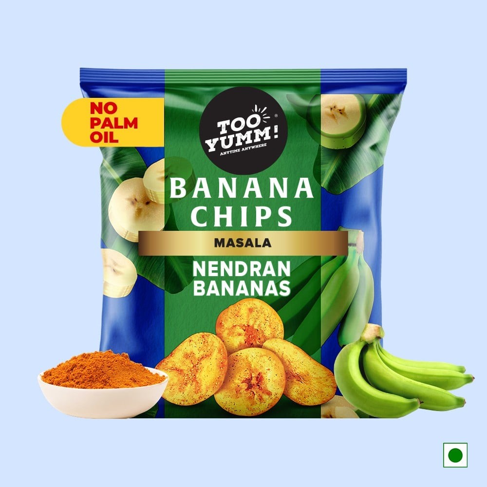 Too Yumm Masala Banana Chips (No Palm Oil)