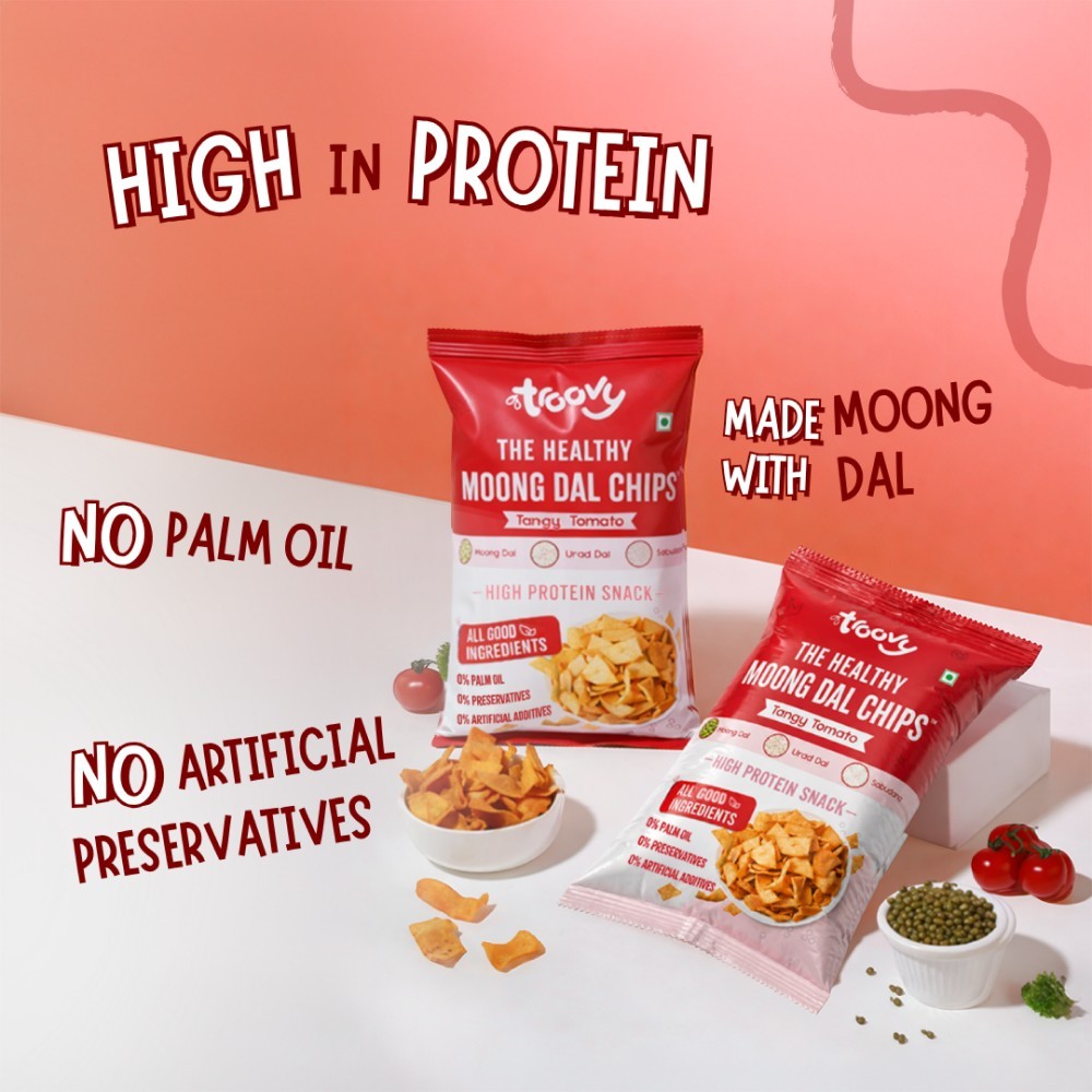 Troovy Healthy High Protein Moong Dal Chips