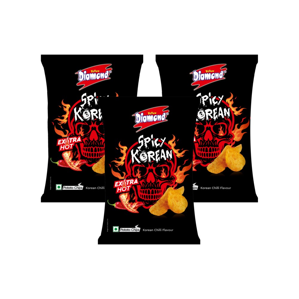 Yellow Diamond Spicy Korean Potato Chips