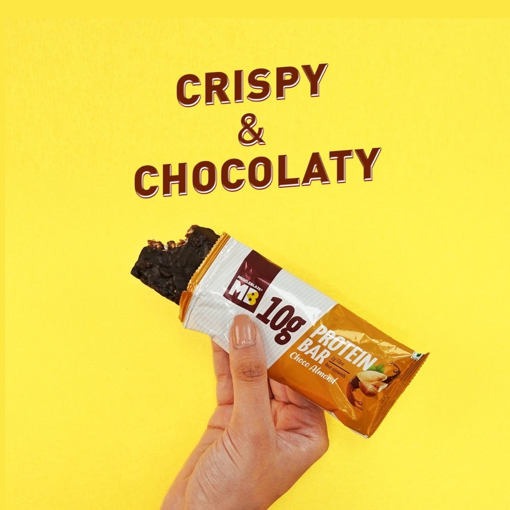 MuscleBlaze 10g Protein Bar (Choco Almond)