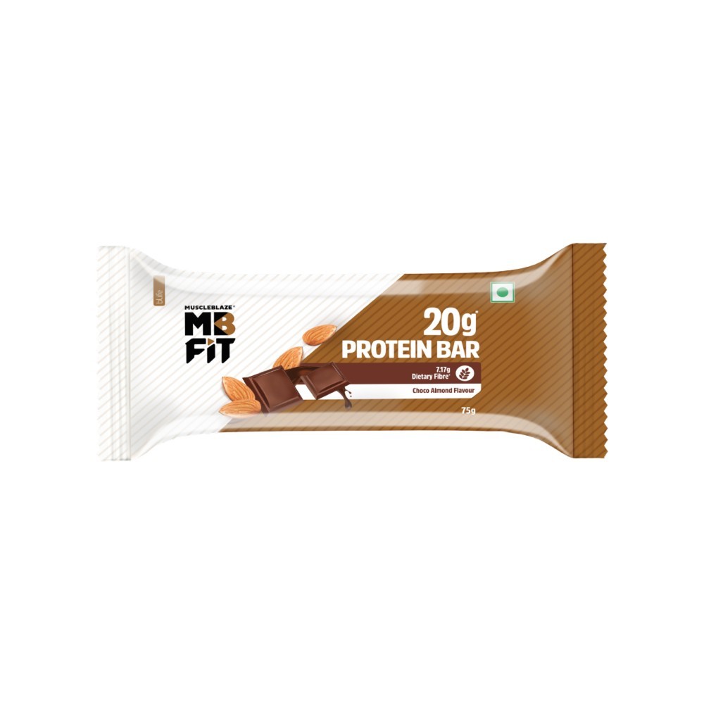MuscleBlaze 20g Protein Bar (Choco Almond)
