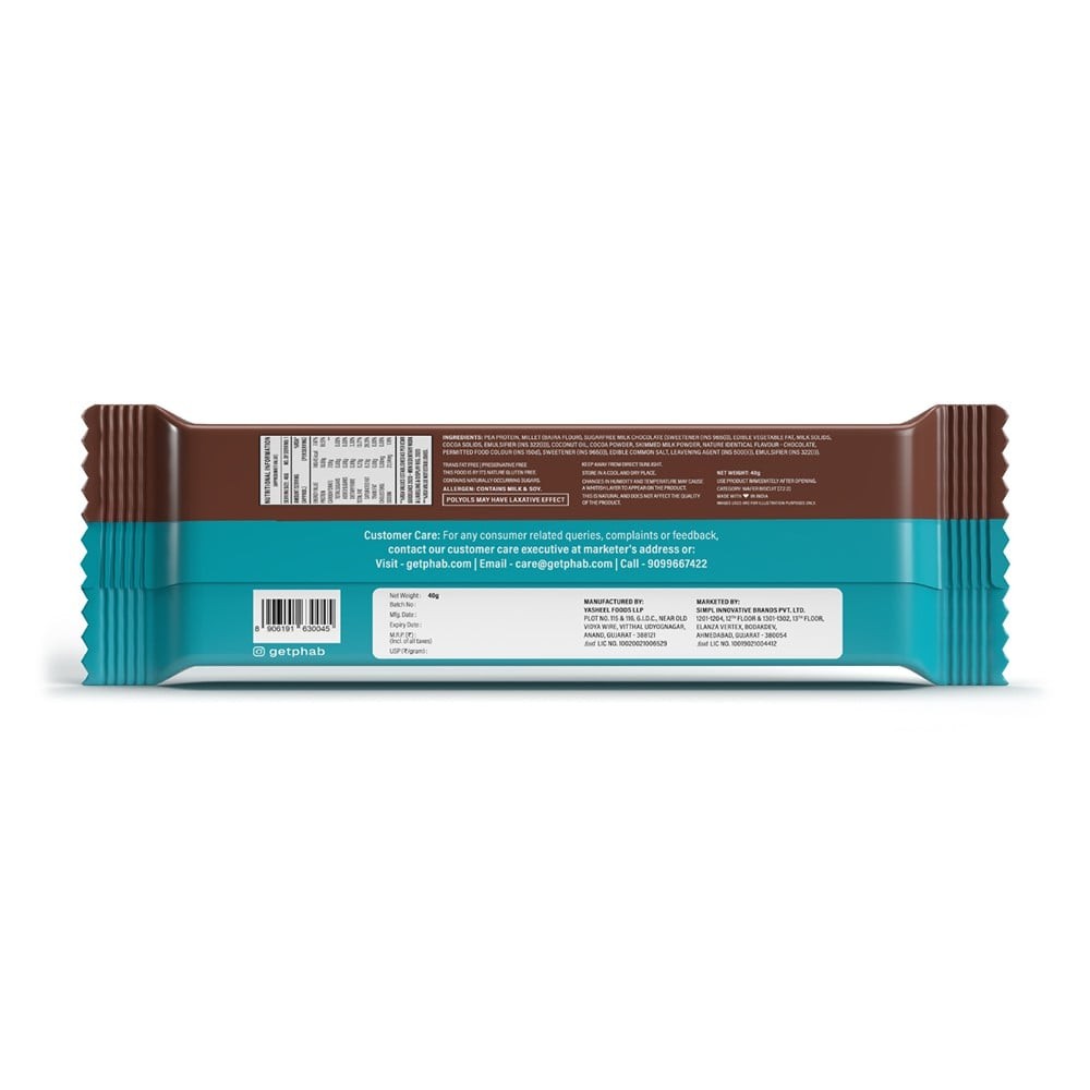 Phab 10g Protein Chocolate Truffle Millet Protein Wafer Bar