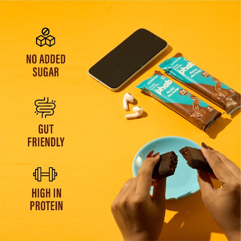 Phab 21g Protein Mocha Nut Fudge Protein Bar